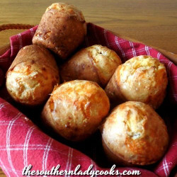 Bacon Cheddar Popovers