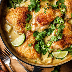 Coconut Milk-braised Chicken