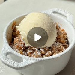 Single Serve Apple Crisp