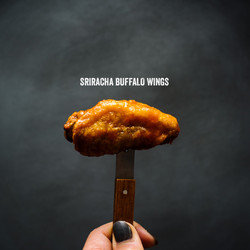 Crispy Oven Sriracha Buffalo Wings Recipe · I Am A Food Blog