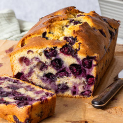Gluten Free Blueberry Loaf Cake