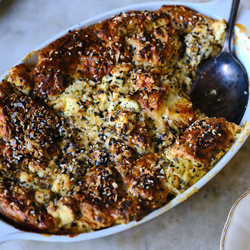 Everything Bagel Breakfast Casserole