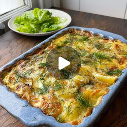 Laxpudding (swedish Smoked Salmon Potato Bake)