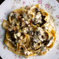 Creamy Mushroom Pappardelle