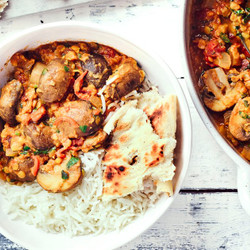 Mushroom Dhansak