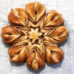 Snowflake Cinnamon Bread