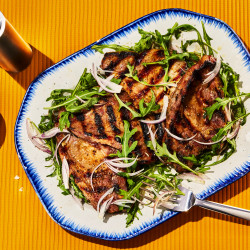 Ginger Beer And Mustard Pork Chops
