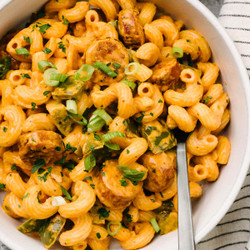 Creamy Cajun Sausage Pasta