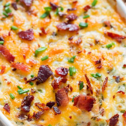📋cream Cheese Dip With Bacon And Cheddar