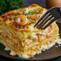 Seafood Lasagna With Shrimp &amp; Crab