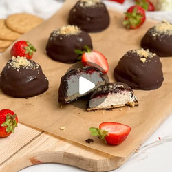Cheesecake Ice Cream Bites