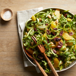 Mediterranean Shaved Asparagus Salad