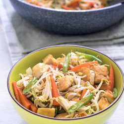 Stir-fried Bean Sprouts With Tofu