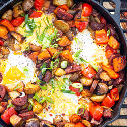 Maple Chorizo Breakfast Skillet