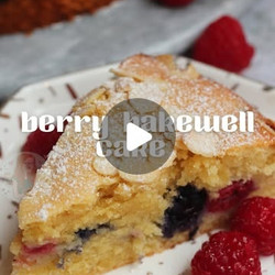 Berry Bakewell Cake