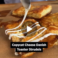 Copycat Cheese Danish Toaster Strudels