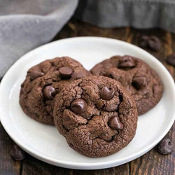 Double Chocolate Chunk Cookies Recipe