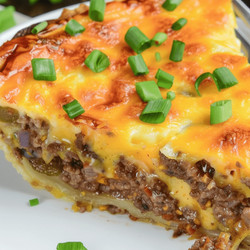 Impossible Cheeseburger Pie