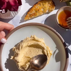 Whipped Brie Butter With A Nutty &amp; Spicy Twist