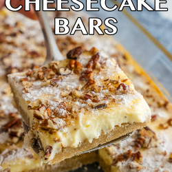 Pecan Cheesecake Bars