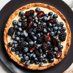 Fresh Fruit Tart With Almond Press-in Crust