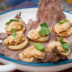 Salmon Blinis