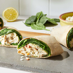 Chicken, Spinach &amp; Feta Wraps