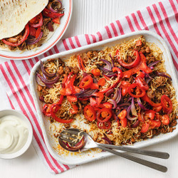 Beef Burrito Traybake