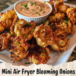 Mini Air Fryer Blooming Onions