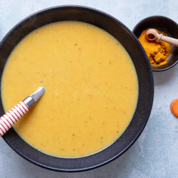 Möhren-kartoffel-suppe Mit Kokosmilch