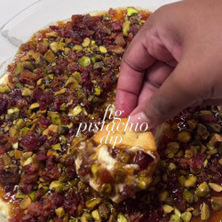 Baked Fig Pistachio Dip