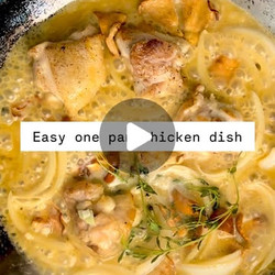 Easy One Pan Chicken Thighs