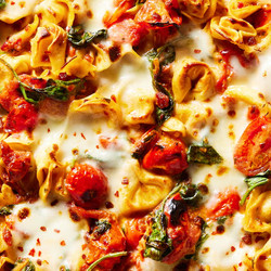 Tuscan Tortellini Skillet Bake