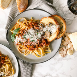 Red Wine Mushroom Bolognese