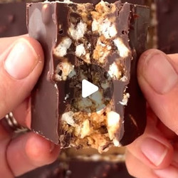 Crispy Chocolate Rice Crackers