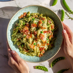 Pea Prosciutto Pasta