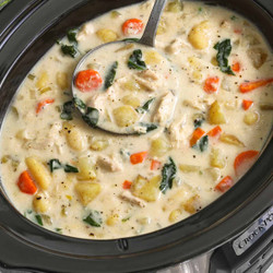 Crockpot Chicken Gnocchi Soup