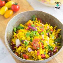 Orzo Primavera Pasta Salad | Slimming &amp; Weight Watchers Friendly