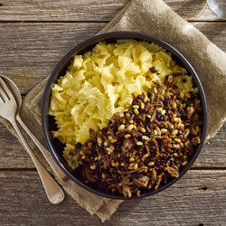 Spiced Lamb And Dill Yoghurt Pasta