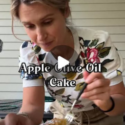 Apple Olive Oil Cake