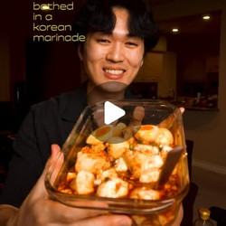 Korean Spicy Marinated Silken Tofu &amp; Eggs