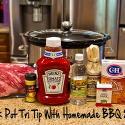 Crock Pot Tri Tip With Homemade Bbq Sauce