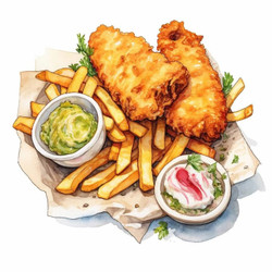 Hot Honey Fish And Chips