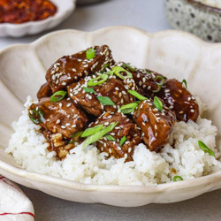 Easy Honey Garlic Steak Bites