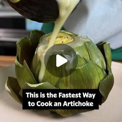Microwave Artichoke With Butter Dip