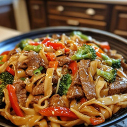 Sticky Beef Noodles