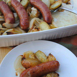 Sausage With Potatoes, Onions, And Cabbage