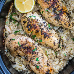 Creamy Crockpot Chicken And Rice