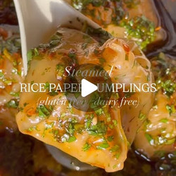 Steamed Rice Paper Dumplings (gf / Df)