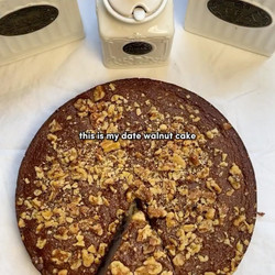 Date &amp; Walnut Cake